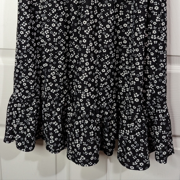 Lily Rose black & white floral sleeveless dress size small - Picture 3 of 8